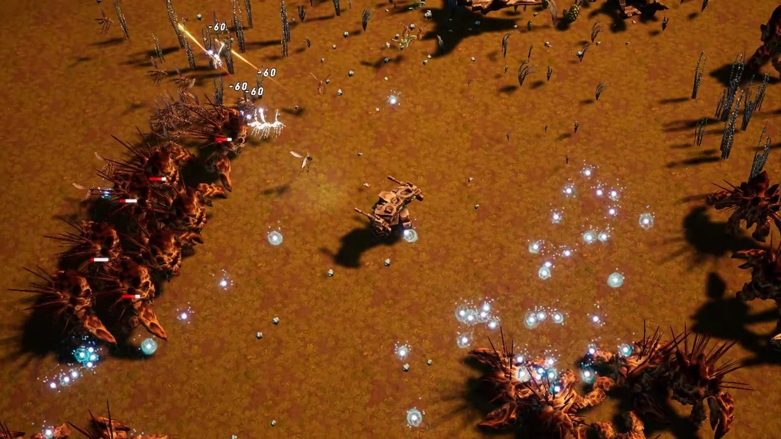 Swarm meets minigun